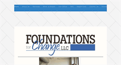 Desktop Screenshot of foundationsforchange.net